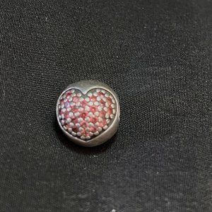 Pandora Pink Heart Spacer